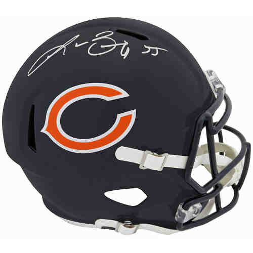 Lance Briggs Signed Chicago Bears Riddell Full Size Speed Replica Helmet