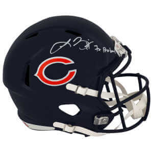 Lance Briggs Signed Chicago Bears Riddell Full Size Speed Replica Helmet w/7x Pro Bowl &ndash; (In White)
