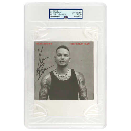 Kane Brown Signed 'Different Man' 5x5 CD Cover - (PSA/DNA Encapsulated)