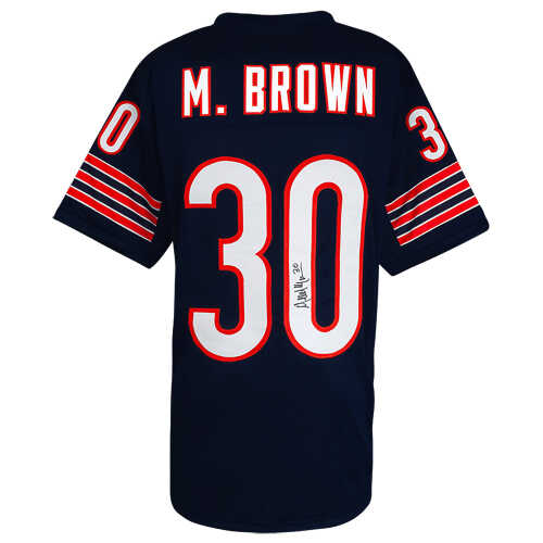 Mike Brown Signed Navy Custom Football Jersey