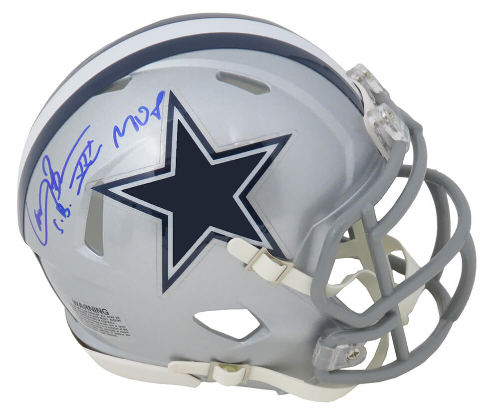 Larry Brown Signed Dallas Cowboys Riddell Speed Mini Helmet w/SB XXX MVP –  Schwartz Sports Memorabilia