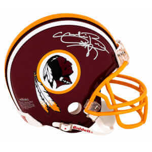 Charlie Brown Signed Washington Throwback Riddell (VSR4) Mini Helmet