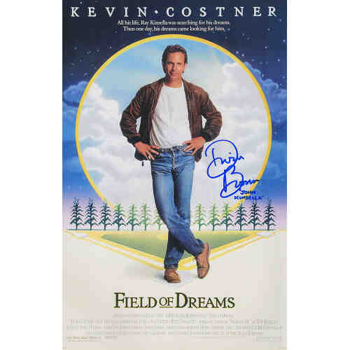 Dwier Brown Signed Field of Dreams 11x17 Movie Poster w/John Kinsella