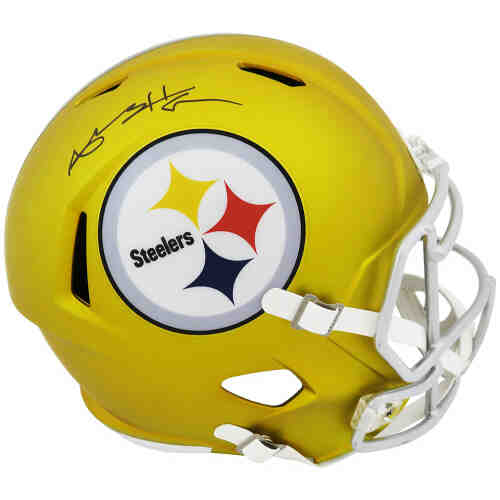 Antonio Brown Signed Pittsburgh Steelers BLAZE Riddell Full Size Speed Replica Helmet (Fanatics)