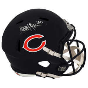 Mike Brown Signed Chicago Bears Riddell Full Size Speed Replica Helmet