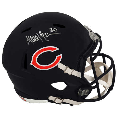 Mike Brown Signed Chicago Bears Riddell Full Size Speed Replica Helmet