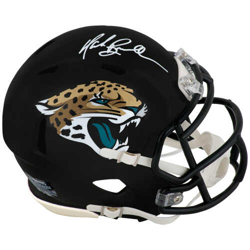 Mark Brunell Signed Jacksonville Jaguars T/B Riddell Speed Mini Helmet (White Ink)