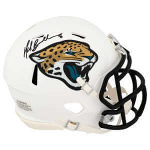 Mark Brunell Signed Jacksonville Jaguars RAVE Riddell Speed Mini Helmet