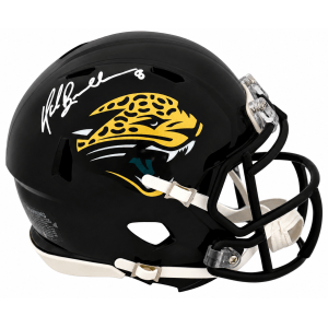 Mark Brunell Signed Jaguars Throwback Riddell Speed Mini Helmet - (In White)