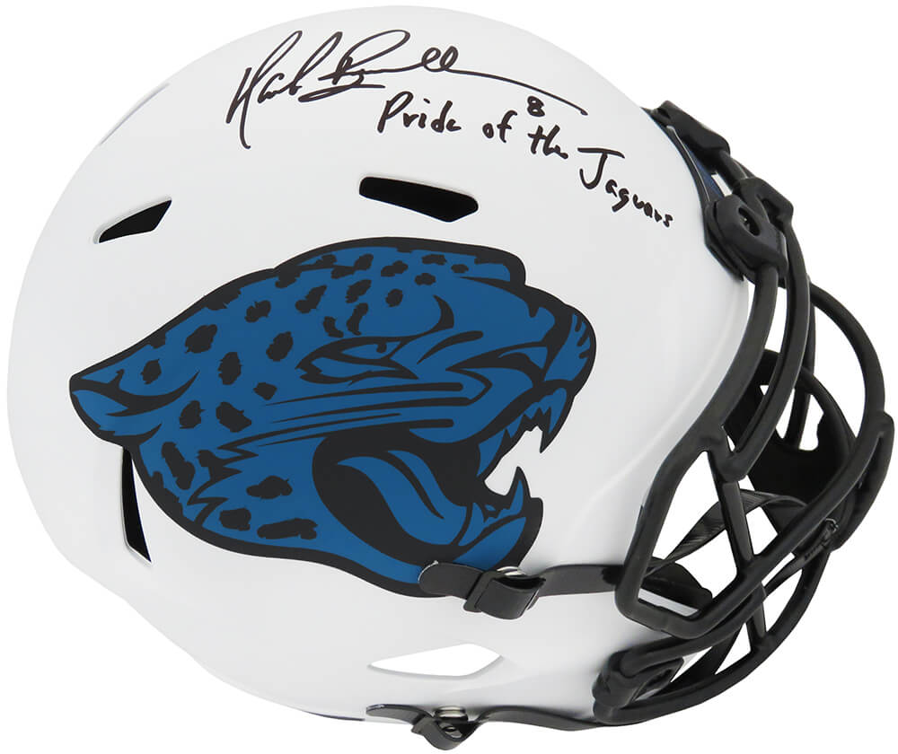 : Jacksonville Jaguars Speed Football Helmet LUNAR