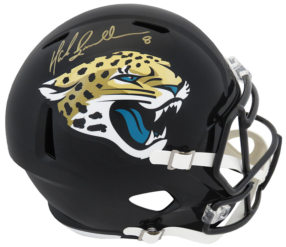 jaguars signed helmet