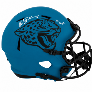 Mark Brunell Signed Jacksonville Jaguars RAVE Riddell Full Size Speed Replica Helmet w/3x Pro Bowl