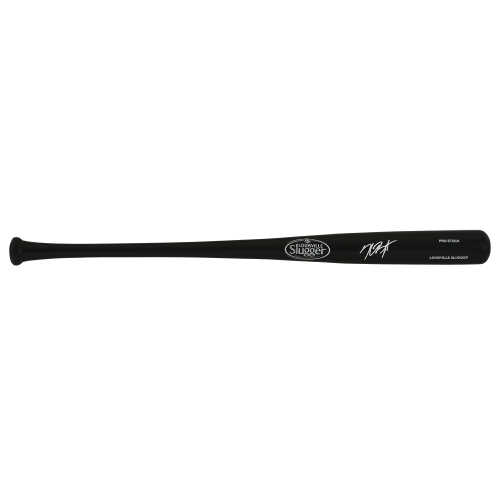 Kris Bryant Signed Louisville Slugger Pro Stock Black Baseball Bat - (Fanatics)