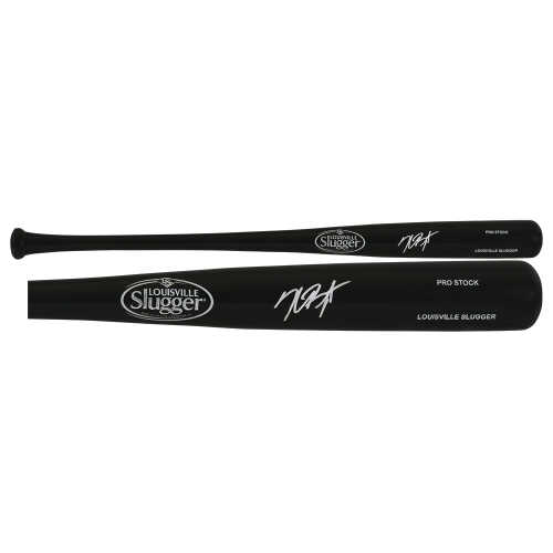 Kris Bryant Signed Louisville Slugger Pro Stock Black Baseball Bat - (Fanatics) - Image 2