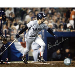Bill Buckner Signed Boston Red Sox World Series Batting 8x10 Photo