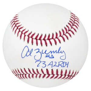 Al Bumbry Signed Rawlings MLB Baseball w/1973 AL ROY