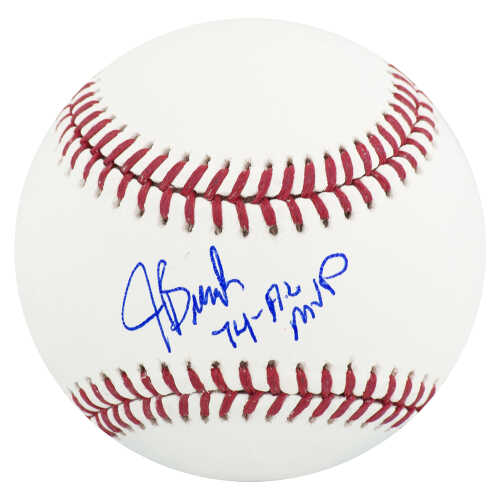Jeff Burroughs Signed Rawlings MLB Baseball w/74 AL MVP