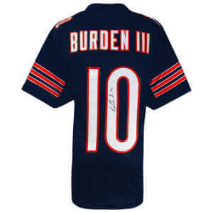 Luther Burden III Signed Navy Custom Football Jersey