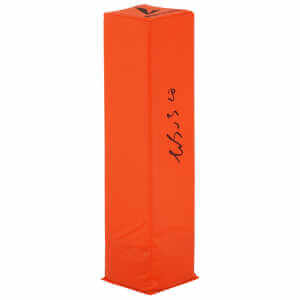 Luther Burden III Signed BSN Orange Football Endzone Pylon