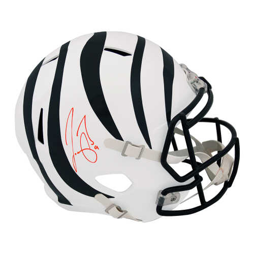 Joe Burrow Signed Cincinnati Bengals 2022 Alternate White Riddell Full Size Speed Replica Helmet (Fanatics)