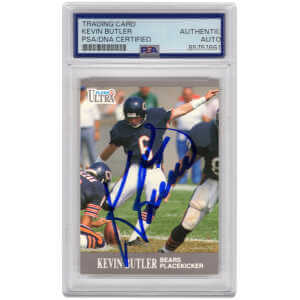 Kevin Butler Signed Chicago Bears Football Trading Card (various cards) &ndash; (PSA Encapsulated)