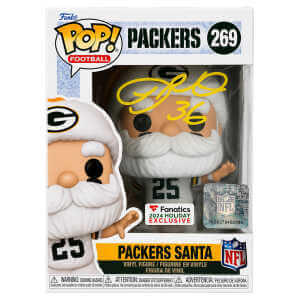 LeRoy Butler Signed Green Bay Packers SANTA Funko Pop Doll #269