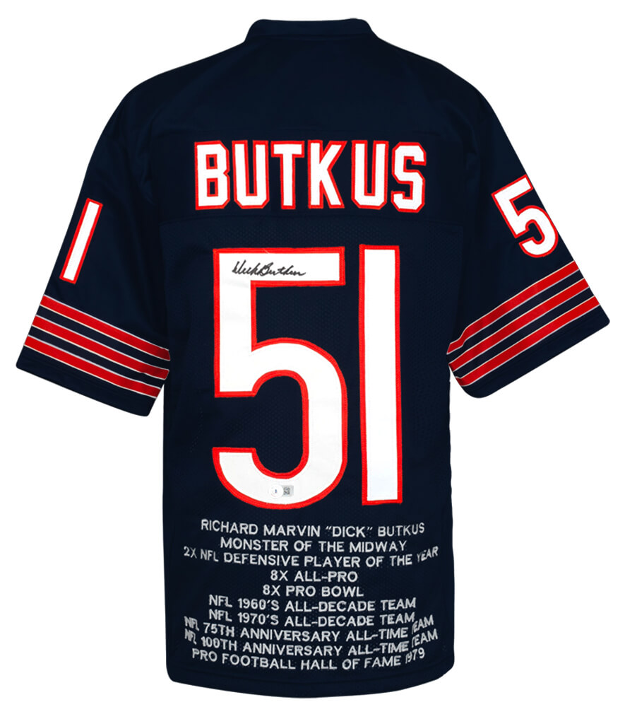 Fashion dick butkus jersey