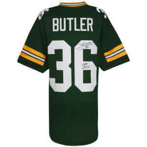LeRoy Butler Signed Green Custom Football Jersey w/HOF 2022