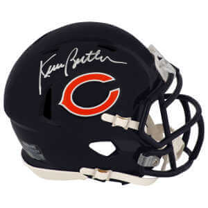 Kevin Butler Signed Chicago Bears Riddell Speed Mini Helmet