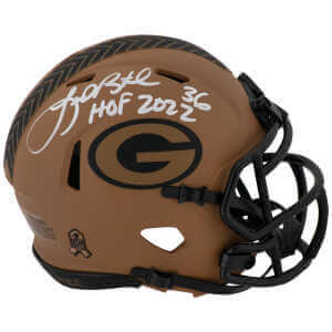 LeRoy Butler Signed Green Bay Packers 2023 SALUTE Riddell Speed Mini Helmet w/HOF 2022