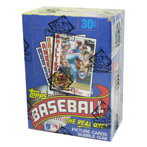 1984 Topps Baseball Unopened Wax Box BBCE Sealed Wrapped - 36 Packs