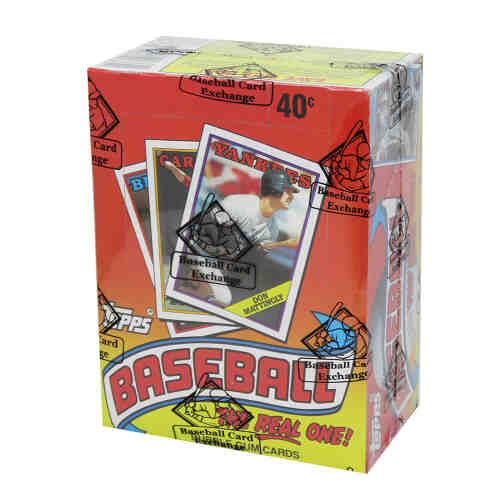 1988 Topps Baseball Unopened Wax Box BBCE Wrapped From A Facotory Sealed Case - (FASC)