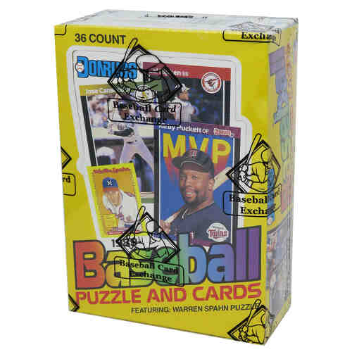 1989 Donruss Baseball Unopened Wax Box BBCE Wrapped From A Factory Sealed Case - 36 Packs