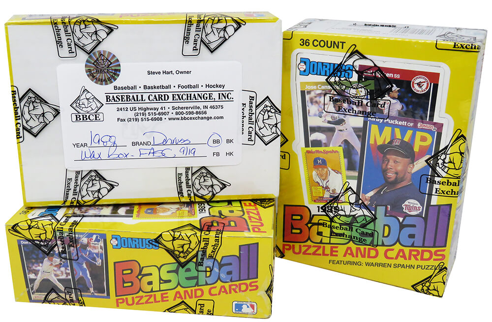 1989 Donruss Baseball Checklist, Set Info, Boxes, More