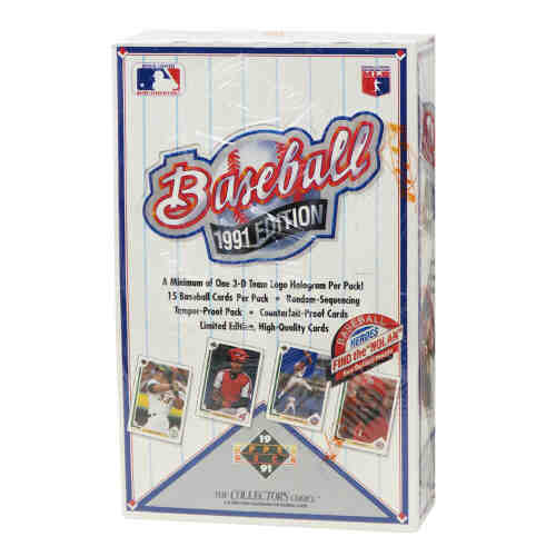 1991 Upper Deck Baseball Low # Series Factory Sealed Wax Box - 36 Packs (Find the Nolan)