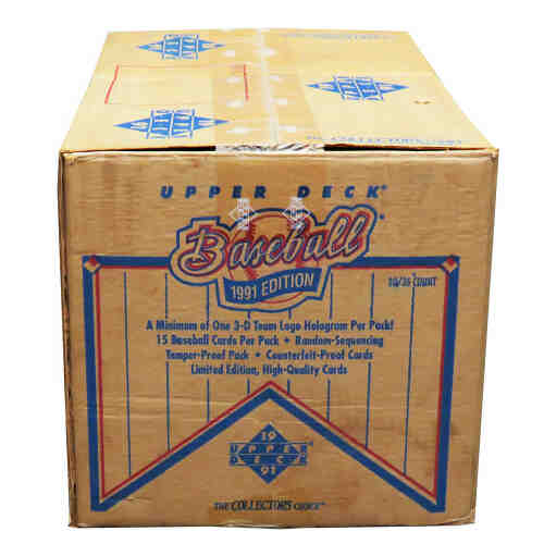 1991 Upper Deck Baseball Low # Series Factory Sealed Case - 20 Boxes (Find the Nolan)