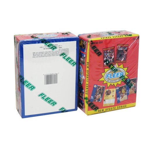 1991 Fleer Basketball Update Series Unopened Factory Sealed Box - 36 Packs - Image 2