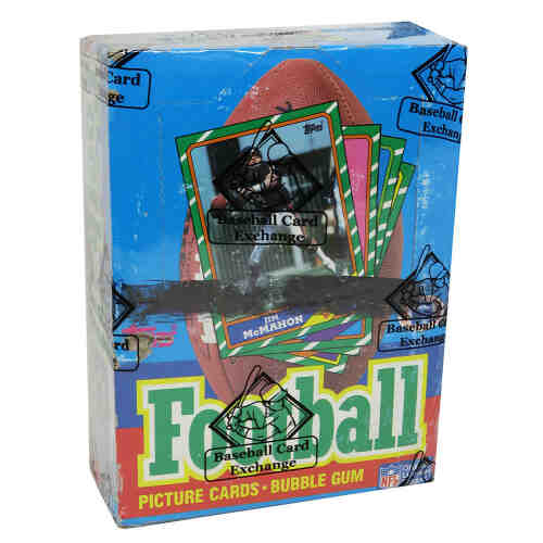 1986 Topps Football Unopened Wax Box BBCE Sealed Wrapped - 36 Packs (Jerry Rice, Steve Young RC??) (A)