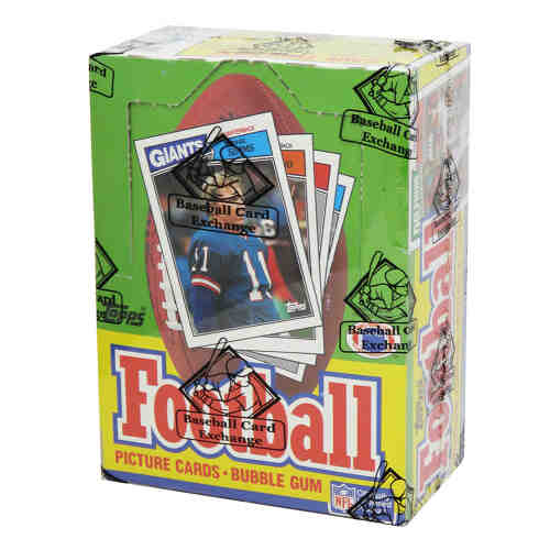 1987 Topps Football Unopened Wax Box BBCE Sealed Wrapped - 36 Packs
