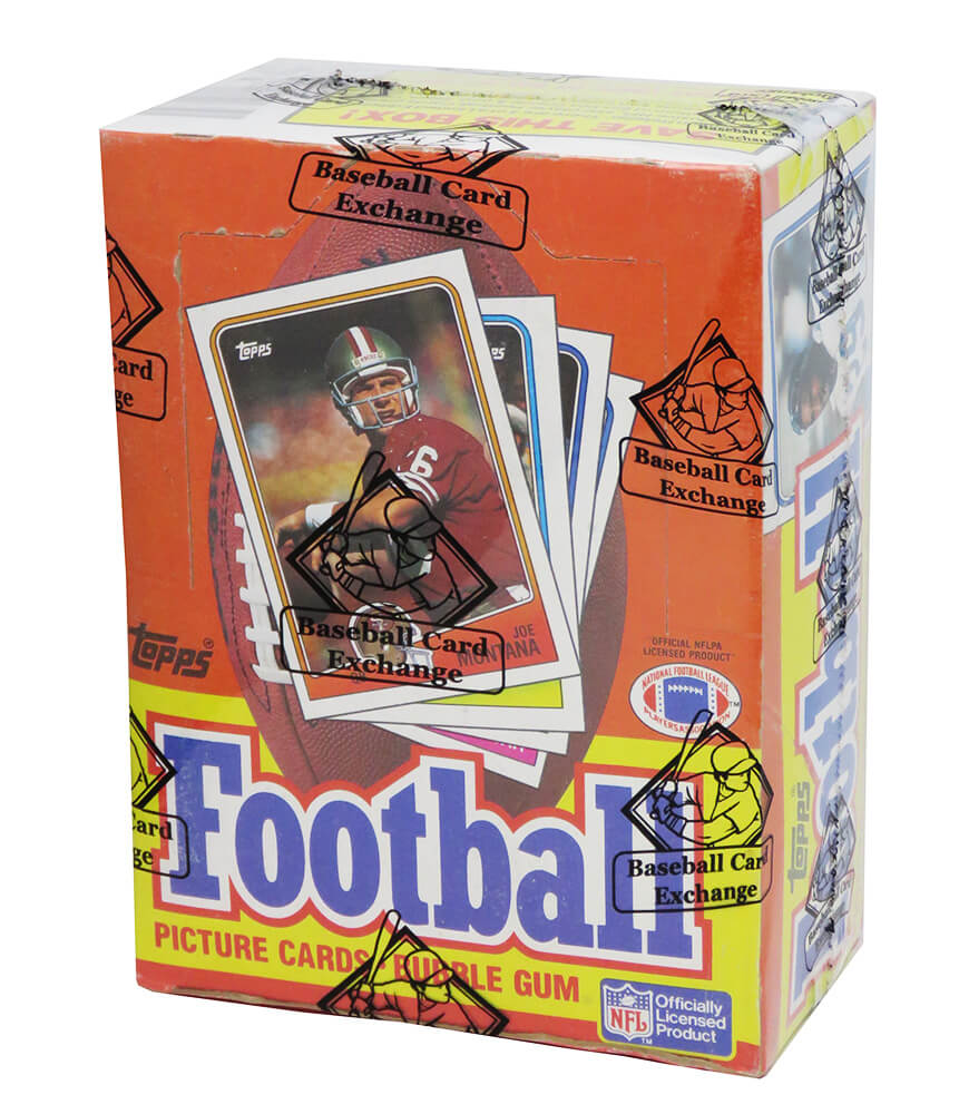 1988 Topps Football Unopened Wax Box BBCE Sealed Wrapped - 36 Packs