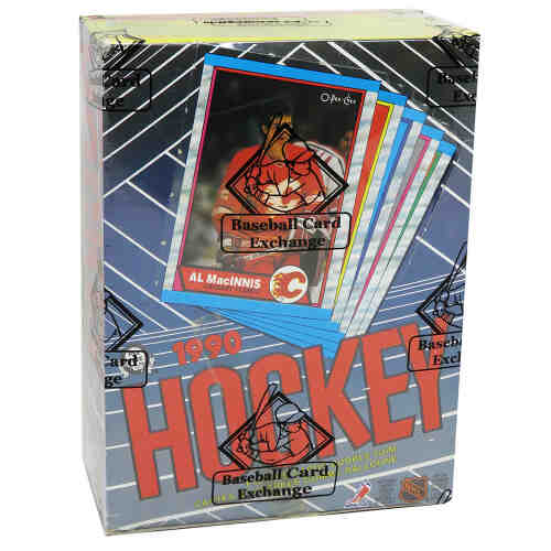 1989-90 O-Pee-Chee Hockey Unopened Wax Box - BBCE Wrapped - 36 Packs (Tape Intact)