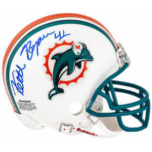 Keith Byars Signed Miami Dolphins Riddell (VSR4) Mini Helmet