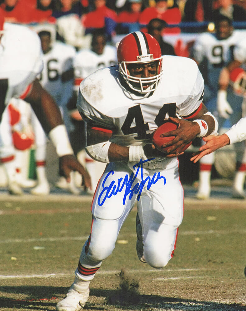 Cleveland Browns American Football Player Running The Ball