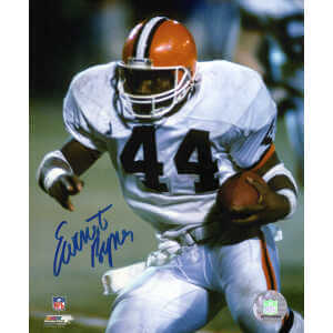 Earnest Byner Signed Cleveland Browns White Jersey Action 8x10 Photo