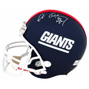 Chris Calloway Signed New York Giants Throwback Riddell Full Size (VSR4) Replica Helmet