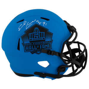 Earl Campbell Signed Hall of Fame Logo RAVE Riddell Full Size Speed Replica Helmet w/HOF'91