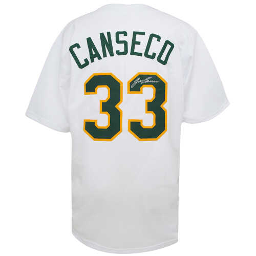 Jose Canseco Signed White Custom Baseball Jersey