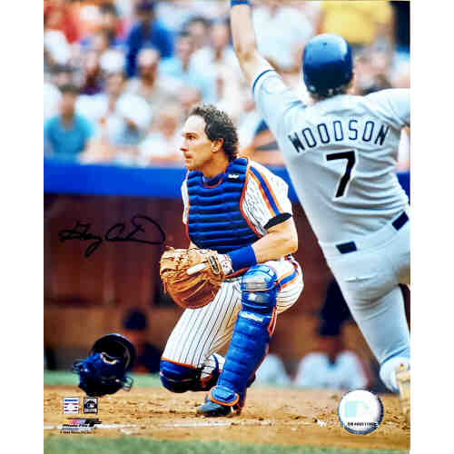 Gary Carter Signed New York Mets Catcher 8x10 Photo