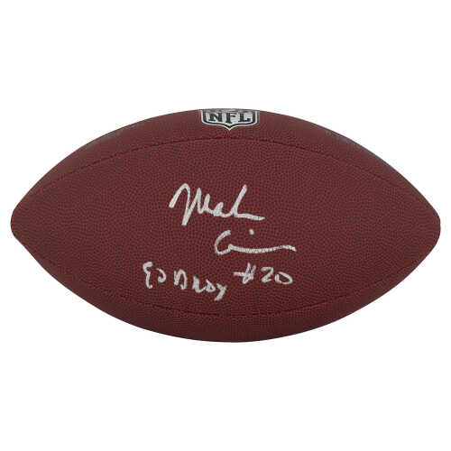 Mark Carrier Signed Wilson Limited Full Size NFL Football w/90 D'ROY