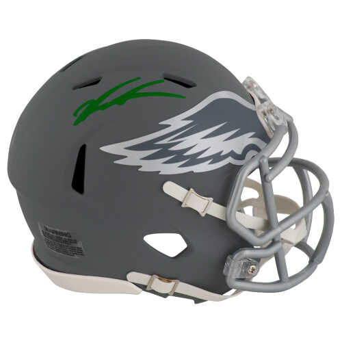 Jalen Carter Signed Philadelphia Eagles SLATE Riddell Speed Mini Helmet